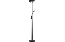 HOME Father and Child Uplighter Floor Lamp - Black.